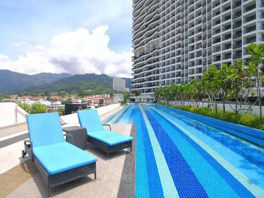 Large Family Seaview Suite 3 Rooms By The Only Bnb Tanjung Tokong 0*,  Malesia
